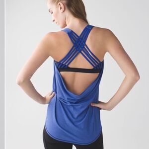 Lululemon Wild Tank
Heathered Sapphire Blue / Mini Coast Camo